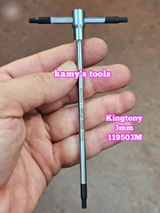 Lục giác bằng cán chữ T trượt Kingtony 2mm 2.5mm 3mm 4mm 5mm 6mm 8mm 10mm 119502M 119525M 119503M 119504M 119505M 119506M 119508M 119510M