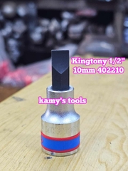 Đầu tuýp vít dẹp lỗ 1/2 inch Kingtony 8mm 10mm 12mm 14mm 16mm model 402208 402210 402212 402214 402216