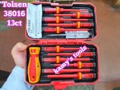 Bộ tua vít cách điện Tolsen 38016 bộ 13 món