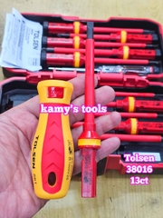 Bộ tua vít cách điện Tolsen 38016 bộ 13 món