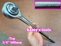 Cần tuýp tự động đầu tròn 3/4 inch Top 45 răng dài 500mm TSA-00003