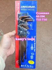 Bộ lục giác hệ mét inch hoa thị thép cao cấp Crossman 66-099, 66-199, 66-096