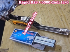 Combo dụng cụ súng bắn đinh ghim Rapid R23 dài 175mm Và 5000 Đinh Ghim 13-6