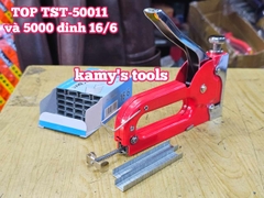 Combo Dụng cụ Kìm Súng Bắn Đinh Ghim Top Tst-50011 Và 5000 Đinh Ghim 16/6