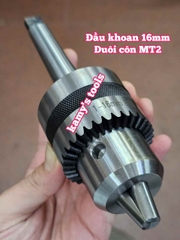 Combo Đầu kẹp mũi khoan sắt 1-16mm và chuôi côn MT2 Wetools WT-DC16MT2