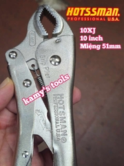 Kìm bấm chết Hotssman 10 inch 250mm mở miệng 51mm 10XJ