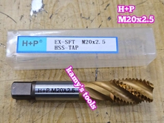 Mũi taro xoắn vàng HSS H+P M20x2.5 dài 105mm HPTT-2025