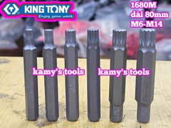 Mũi vít đóng đầu bông Kingtony M6 M8 M9 M10 dài 80mm 168006M 168008M 168009M 168010M 168012M 168014M