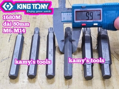 Mũi vít đóng đầu bông Kingtony M6 M8 M9 M10 dài 80mm 168006M 168008M 168009M 168010M 168012M 168014M