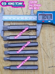 Mũi vít đóng đầu bông Kingtony M6 M8 M9 M10 dài 80mm 168006M 168008M 168009M 168010M 168012M 168014M