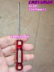 Tua vít bake dẹp 2mm PH00 Crossman dài 75mm 45-227 45-207
