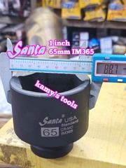 Đầu tuýp đầu khẩu 1 inch Santa thép Cr-mo 60mm 65mm 70mm 75mm 80mm IM360 IM365 IM370 IM375 IM380