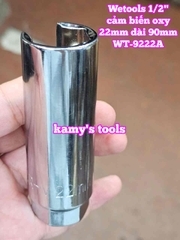 Dụng cụ tháo gỡ ổ cắm cảm biến oxy xe hơi 22mm dài 90mm Wetools WT-9222A