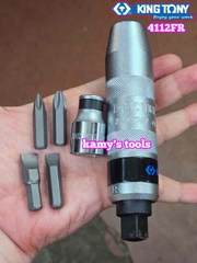 Bộ tua vít đóng tự động 4 mũi cao cấp Kingtony 4112FR 4112FR11 4112FR13 4112FR14