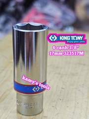 Đầu tuýp 3/8 inch 6 cạnh Kingtony 7mm 8mm 9mm 10mm 11mm 12mm 13mm 14mm 16mm 17mm 19mm 323507M 323508M 323509M 323510M 323511M 323512M 323513M 323514M 323516M 323517M 323519M