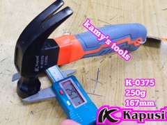Búa nhổ đinh cán lùn bọc nhựa Kapusi 250g model K-0375