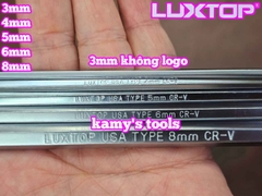 Lục giác bi Luxtop 3mm 4mm 5mm 6mm 8mm LT-SHK3 LT-SHK4 LT-SHK5 LT-SHK6 LT-SHK8