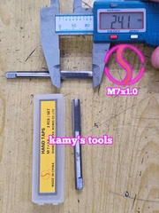 Bộ ta rô taro tạo ren trong Shanghai M7x1.0 dài 65mm SH-520710