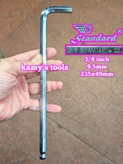 Lục giác bi hệ inch Standard 3/8 inch 9.5mm dài 235x49mm STD-68380