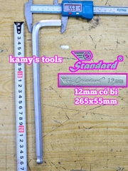 Lục giác hệ mét 12mm Standard không bi và có bi STD-68012A STD-68012B