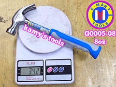 Búa nhổ đinh cán sắt 8oz 12oz 16oz C-mart G0005-8 G0005-12 G0005-16