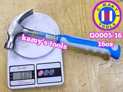 Búa nhổ đinh cán sắt 8oz 12oz 16oz C-mart G0005-8 G0005-12 G0005-16