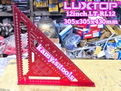 Thước ê ke góc tam giác vuông đa năng nhôm 12 inch Luxtop LT-RL12