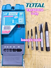 Bộ mũi taro lấy ốc gãy 5 chi tiết Total TACSE0056 từ 3-18mm