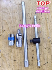 Bộ đầu lắc léo mở cổ pô xe máy loại tốt 10mm dài 215mm