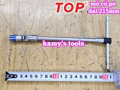 Bộ đầu lắc léo mở cổ pô xe máy loại tốt 10mm dài 215mm