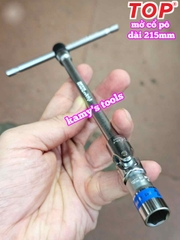 Bộ đầu lắc léo mở cổ pô xe máy loại tốt 10mm dài 215mm