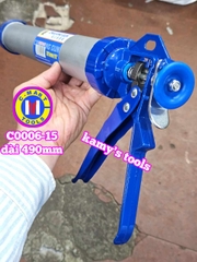 Dụng cụ bơm bắn keo xúc xích silicon C0006-15 dài 375mm C-mart