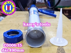 Dụng cụ bơm bắn keo xúc xích silicon C0006-15 dài 375mm C-mart