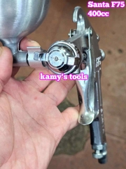 Súng phun sơn F75 G15 400cc Santa bình trên