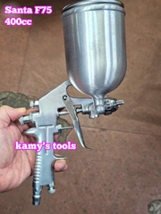 Súng phun sơn F75 G15 400cc Santa bình trên