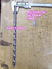 Mũi khoan sắt dài 300mm cỡ 9mm 10mm 11mm 12mm 13mm Wetools WT- 233009 WT-233010 WT-233011 WT-233012 WT-233013