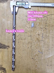 Mũi khoan sắt dài 300mm cỡ 9mm 10mm 11mm 12mm 13mm Wetools WT- 233009 WT-233010 WT-233011 WT-233012 WT-233013