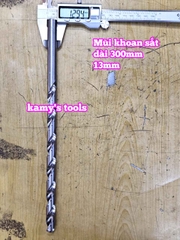 Mũi khoan sắt dài 300mm cỡ 9mm 10mm 11mm 12mm 13mm Wetools WT- 233009 WT-233010 WT-233011 WT-233012 WT-233013