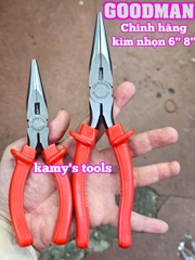 Kìm mỏ nhọn Goodman 6 inch 8 inch chính hãng 95-106 95-108
