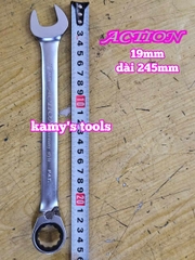 Cờ lê vòng miệng tự động Action có lẫy đảo chiều 8mm 10mm 12mm 13mm 14mm 17mm 19mm