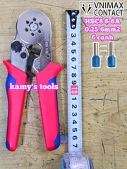 KÌm bấm cos lục giác HSC8 6-6A Vnimax Contact pin tròn rỗng tự điều chỉnh chính hãng