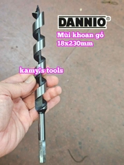 Mũi khoan gỗ xoắn ốc đuôi lục giác 8mm 10mm 12mm 14mm 16mm 18mm 20mm 22mm 25mm 30mm dài 230mm Dannio