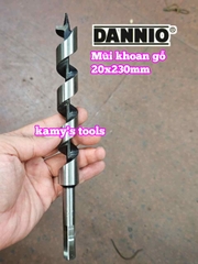 Mũi khoan gỗ xoắn ốc đuôi lục giác 8mm 10mm 12mm 14mm 16mm 18mm 20mm 22mm 25mm 30mm dài 230mm Dannio