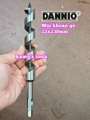 Mũi khoan gỗ xoắn ốc đuôi lục giác 8mm 10mm 12mm 14mm 16mm 18mm 20mm 22mm 25mm 30mm dài 230mm Dannio