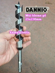 Mũi khoan gỗ xoắn ốc đuôi lục giác 8mm 10mm 12mm 14mm 16mm 18mm 20mm 22mm 25mm 30mm dài 230mm Dannio