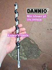 Mũi khoan gỗ xoắn ốc đuôi lục giác 8mm 10mm 12mm 14mm 16mm 18mm 20mm 22mm 25mm dài 300mm Dannio