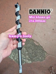 Mũi khoan gỗ xoắn ốc đuôi lục giác 8mm 10mm 12mm 14mm 16mm 18mm 20mm 22mm 25mm dài 300mm Dannio