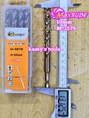 Mũi khoan sắt thép inox M35 chuôi lục giác Maxsupe 6.5mm 7mm 7.5mm 8mm 8.5mm 8mm 9mm 10mm 11mm 12mm 13mm