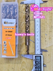 Mũi khoan sắt thép inox M35 chuôi lục giác Maxsupe 6.5mm 7mm 7.5mm 8mm 8.5mm 8mm 9mm 10mm 11mm 12mm 13mm