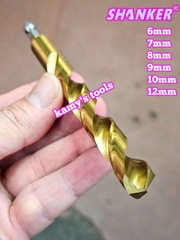 Mũi khoan sắt chuôi lục giác Shanker 6mm 7mm 8mm 9mm 10mm 12mm SK-62306 SK-62307 SK-62308 SK-62309 SK-62310 SK-62312